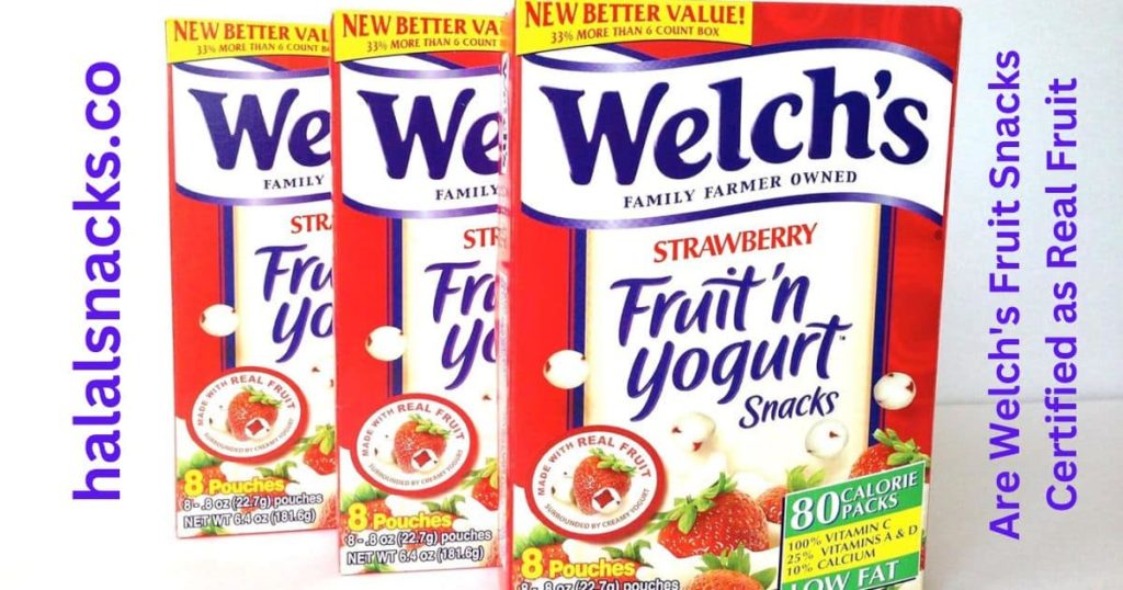 Are Welch's Fruit Snacks Certified as Real Fruit