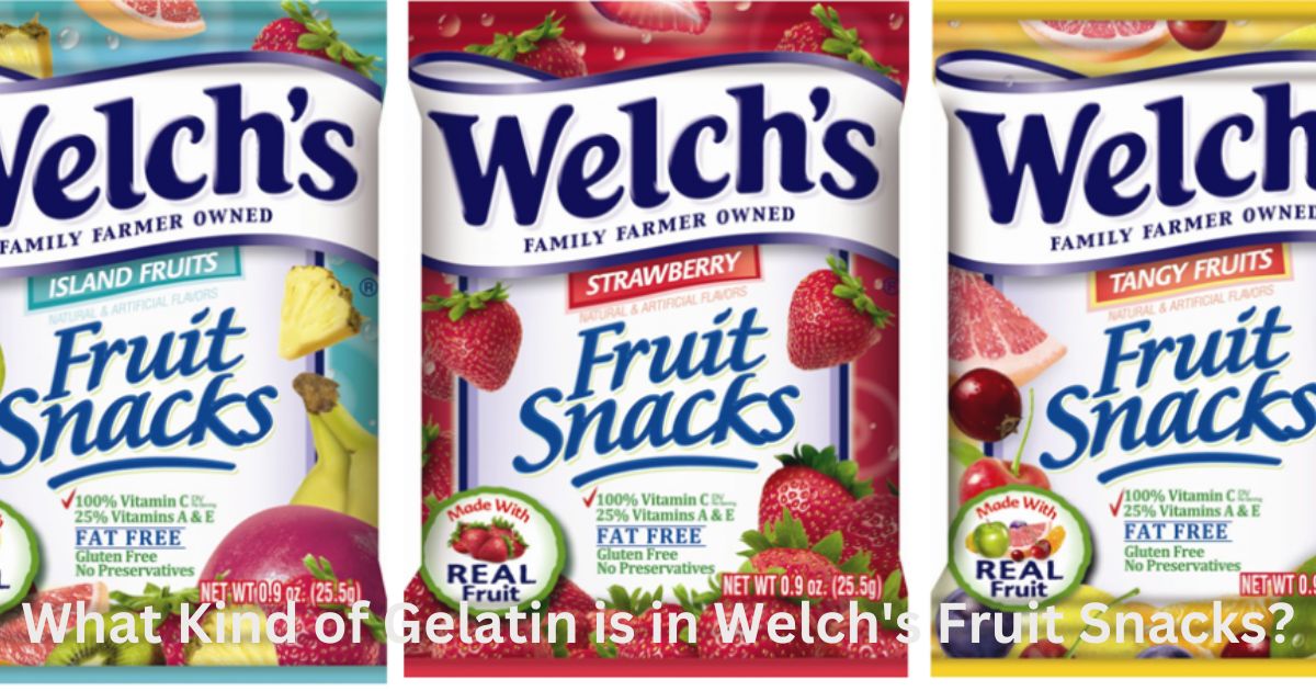 What Kind of Gelatin is in Welch's Fruit Snacks?