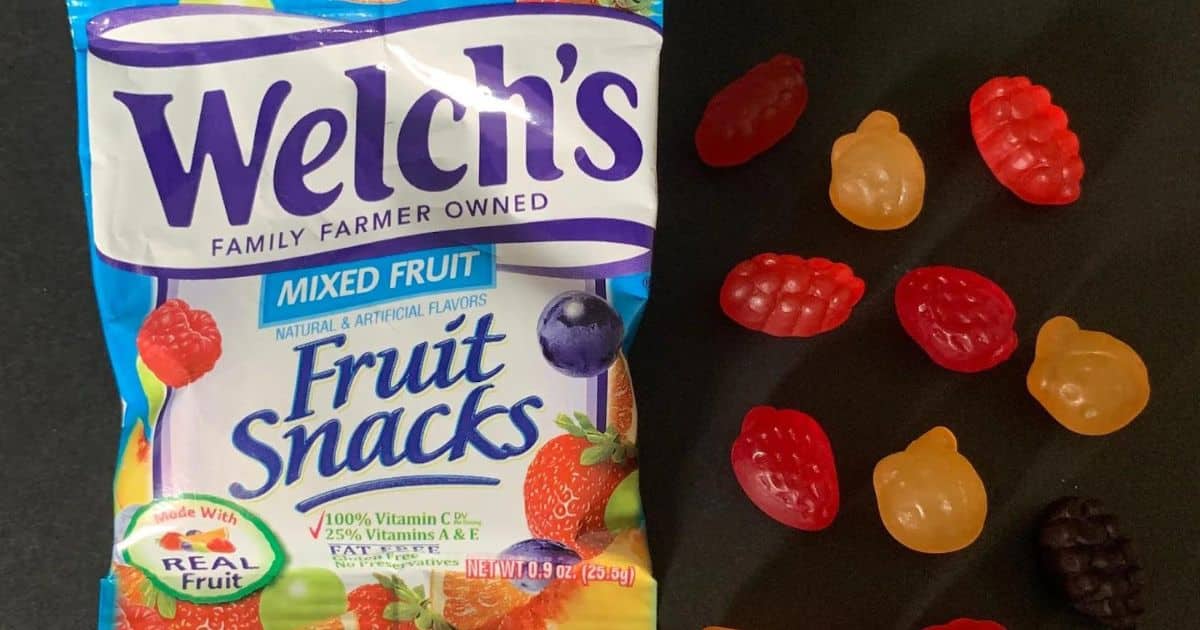 How Much Sugar is in Welch's Fruit Snacks?