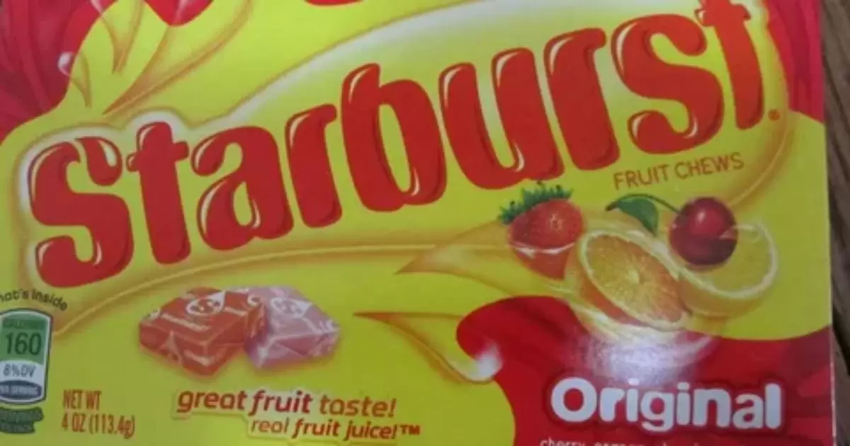 Which ingredients does Starburst contain?